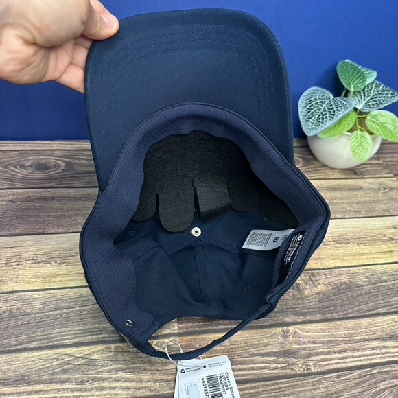 Lululemon Classic Ball Cap Adjustable "Meet You Courtside" NWT S/M (TRNV/WHT) - Picture 8 of 13